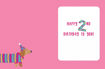 Picture of 2ND BIRTHDAY CARD